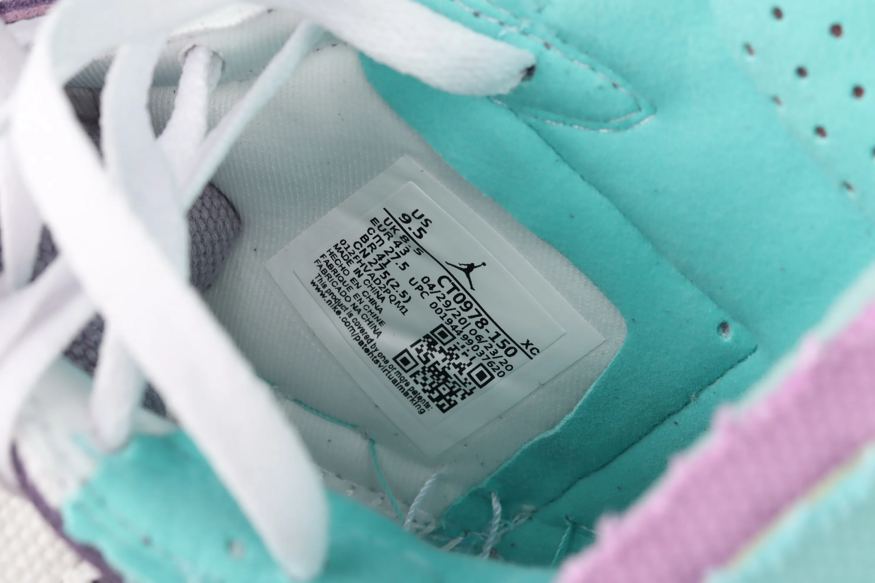 All categories Air Jordan Jordan series basketball shoes Air Jordan 1 High G version Air Jordan 1 Zoom CMFT "Tropical Twist" AJ1 Joe 1 Taro Purple CT0978-150